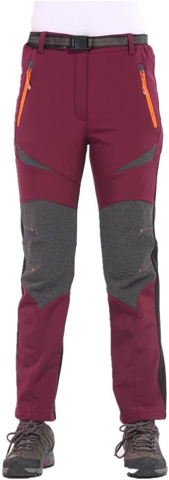 Womens Design Women's Waterproof Trousers WindProof Fleece Lined Climbing Pants