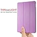 Poetic iPad Air Case Slimline Series - Lightweight Ultra-slim PU Leather Slim-Fit Trifold Cover Stand Folio Case for Apple iPad Air 1st Gen (5th Generation iPad) Lavender