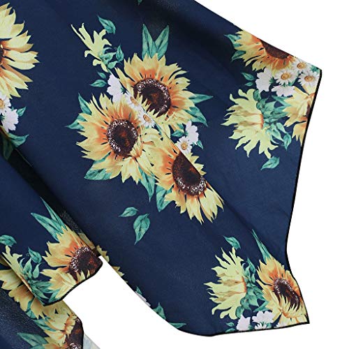 image for TWGONE Sunflower Dresses for Women Plus Size Asymmetric Camis Handkerc