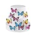 GEORLD Set of 100 Butterfly Cake & Cupcake Toppers Food Decoration 4 Colour