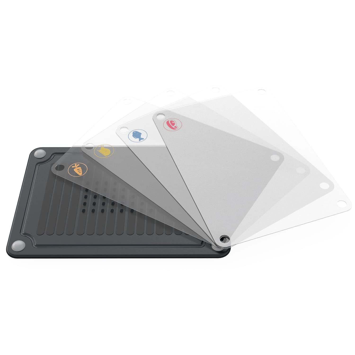 Empava Chopping Board Set, Meat Carving Board, Cutting Boards Kitchen, Chopping Boards Colour Coded, Chopping Board Dishwasher Safe, Cutting Board, Plastic Chopping Boards, Orange, Blue, Green