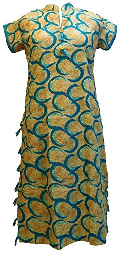 Smsaree Stylish & Designer Premium Quality Cotton Kurti Cotton Kurti For Women (Yellow) - Thumbnail 3