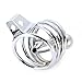 FW4WF Male Chast-ity Lockable Cage Stainless Steel Cock Toy for Men-45MM