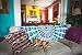 ANOKHI ART Cotton Indian Tapestry Mandala Roundies Beach Throw Indian Round Blue Yoga Mat Picnic Mat Table Throw Hippy Boho Gypsy Tablecloth Tapestries Sofa Cover