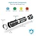 Pack of 4 Flashlights, BYB 180 Lumens Small Flashlight Super Bright Zoomable Mini Pocket LED Flashlight with Clip, 3 Modes for Outdoors and Indoors (Camping, Hiking, Emergency, & Kids)