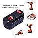 18V 2.0Ah Replace Battery for Black and Decker HPB18 HPB18-OPE 244760-00 FS18FL FSB18 Firestorm Power Tool 2-pack