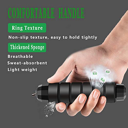 Jump Rope, Adjustable Jumping Rope Workout with Memory Foam Handles, Tangle-Free Skipping Rope with Ball Bearing, Weighted Jump Rope for Exercise Fitness, Speed Jumping Rope for Women Men Kids(Red)