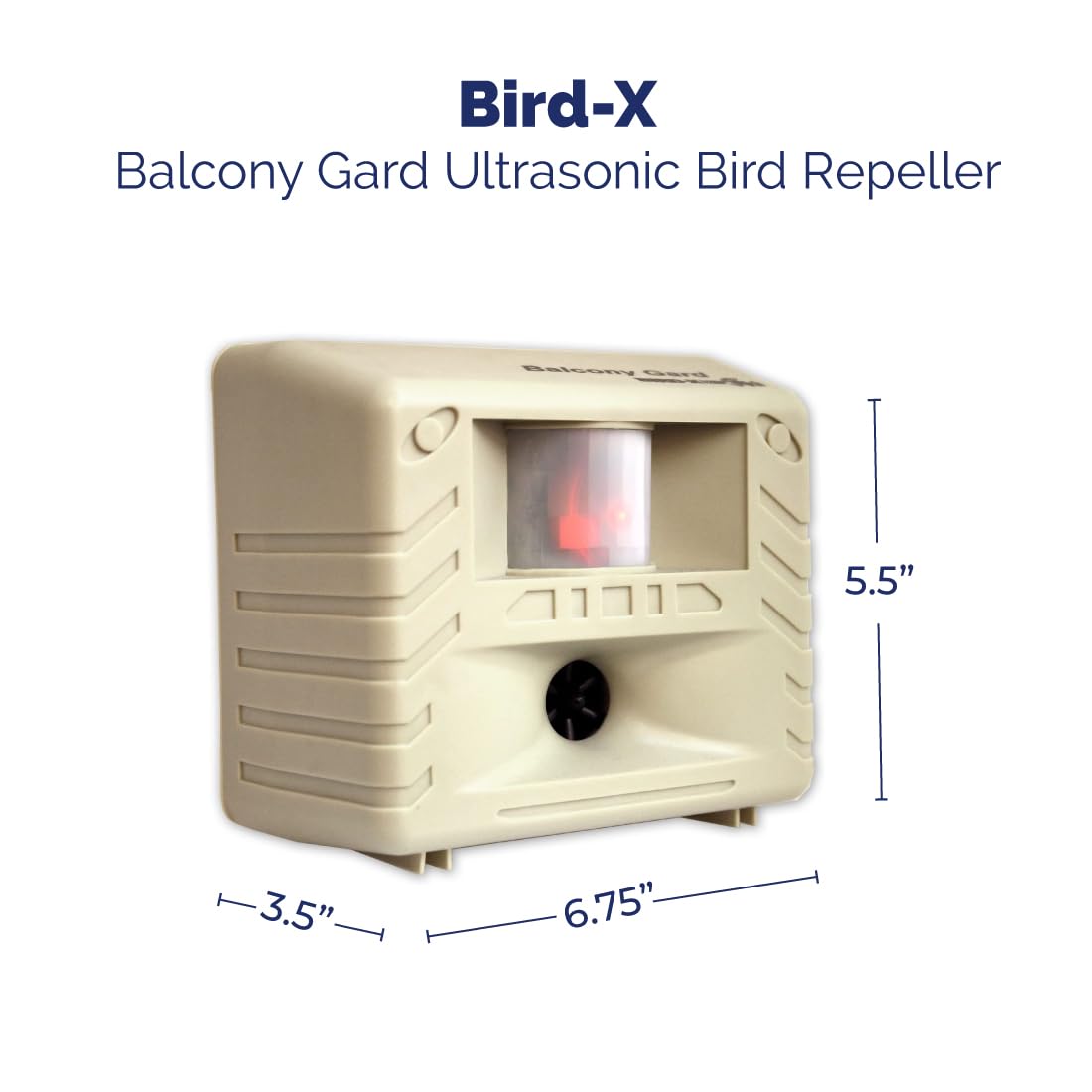 Mua Bird-X Balcony Gard, Ultrasonic Bird Preventer, Outdoor Bird Decoy ...