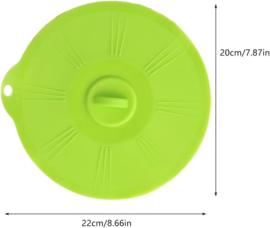 Silicone Suction Lids, Food Covers Food Storage Microwave Cover Heat Resistant Lids BPA-Free Leak-Proof for Bowls Pots Pans 2 Pack - Image 4
