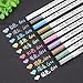 Water Color Marker Brush Pen, VESNIBA 10x Metallic Pencil Set Marker Album Sketch Water Color Marker Brush Pen