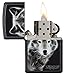 Zippo Ghostly Wolf Black Matte Pocket Lighter