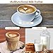 Milk Frother, Betitay Electric Hot Milk Heater for Cappuccino, Stainless Steel Steamer Strix Controller System Milk Warmer and Coffee Foam Maker with Non-stick Coating