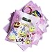 Pink Emoji Treat Bags for Girls Birthday Party Favors, 36pcs