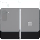 BYIUIHS 2PCS Back Screen Protector Designed for Microsoft Surface Duo 2, Left Screen and Right Screen Protector Film High Definition Transparent TPU