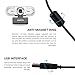 papalook Webcam 1080P, PA452 Pro USB Laptop Skype Web Camera, PC Web Cam with Manual Focus, Built-in MIC, Plug and Play, HD Live Video Calling/Recording for Computer Desktop with Windows 7/8/10/XP