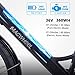 MACWHEEL Electric City Bike, Removable 36V/10Ah Lithium-ion Battery Pack Integrated with Frame, Shimano 7-Speed, Saddle Adjustable, Tektro Dual Disc Brakes Electric Bicycle for Commuting, Ranger 500thumb 1