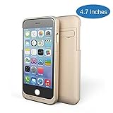 iPhone 6S Battery Case, iPhone 6 Battery Case, iBeek® 3200mAh Portable External Battery Backup Charger Case Pack Power Bank for iPhone 6s /6 4.7 inch (Gold)