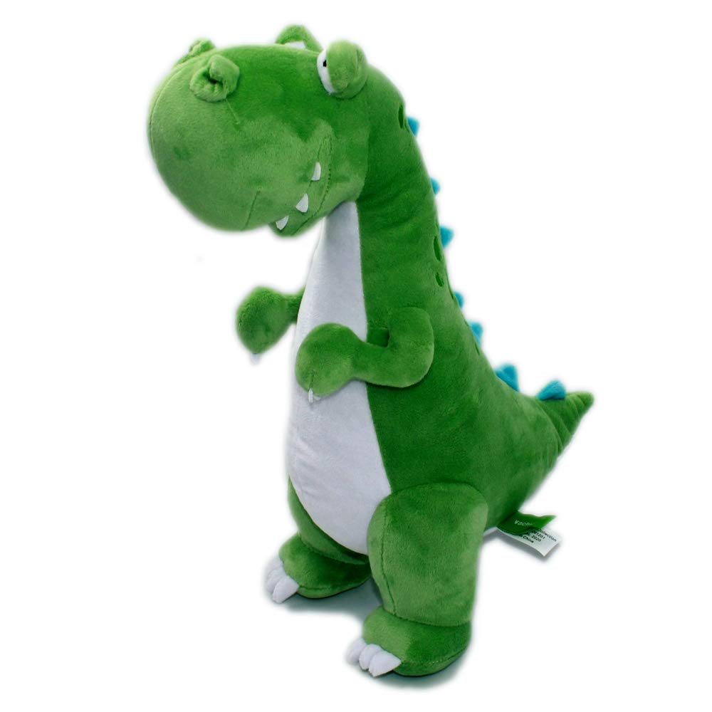 VACHICHI Soft Toy Dinosaur Trex 35cm, Plush Toy Dinosaur, Cute Stuffed Animal T-rex, Dino Plushie, Gifts for Birthday, Valentine's Day Chirstmas, 35CM Green T-Rex