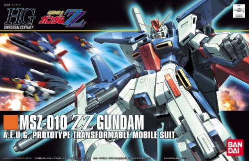 HGUC #111 MSZ-010 ZZ Gundam 1/144 scale model kit by Bandai