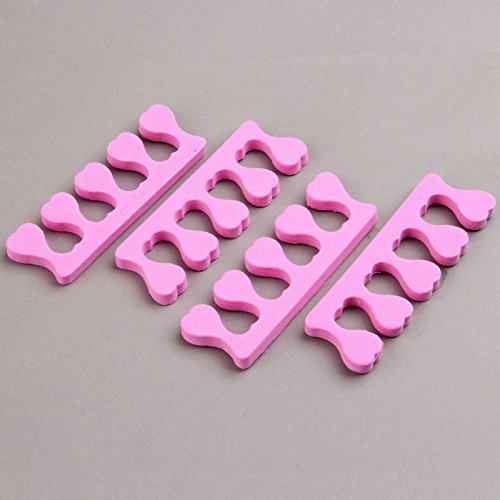10Pcs Nail Art Soft Pink Finger Toe Seperators Manicure Pedicure Tools - Thumbnail 4
