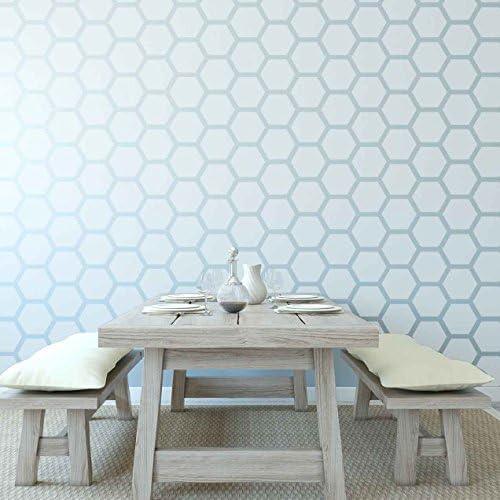 Honeycomb Wall and Floor Stencil - Cute Stencils - Laser Cut