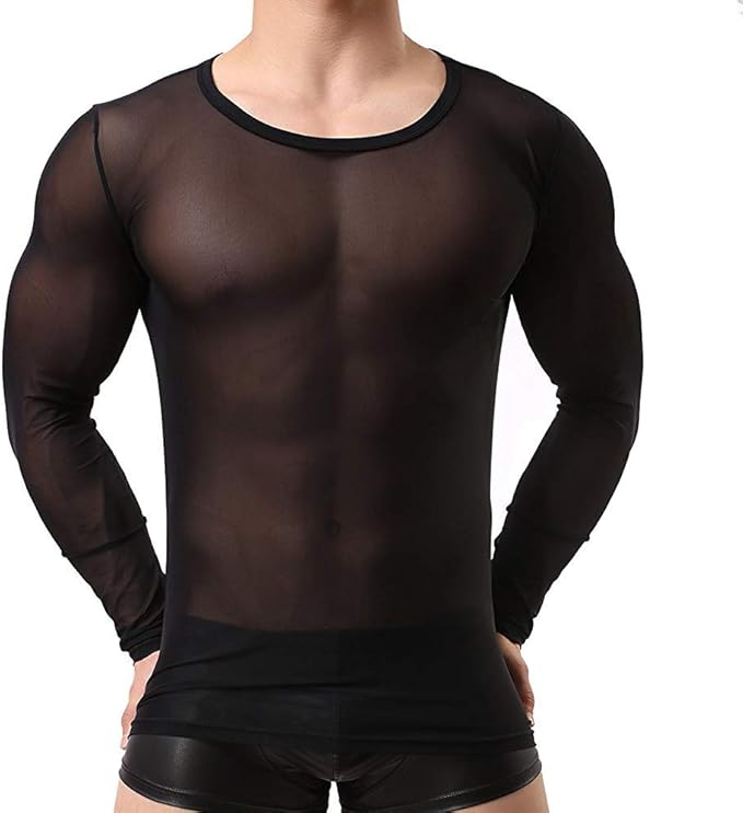 mesh undershirt mens