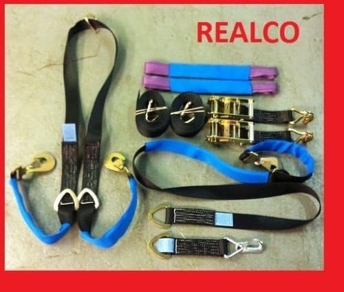 Realco EquipmentFull Winching Strap Kit and Wheel Straps (2)
