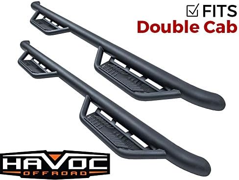 Havoc HPG-001122 Hoop Step, HS2, Black; 15-17 GM 2500/3500 Double Cab