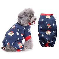 Rubyyouhe8 Dog Accessories,Christmas Pet Dog Puppy Cute Santa Elk Snowflake Clothes Costume Jumpsuit Coat Pet Gift for Small Medium Large Dog