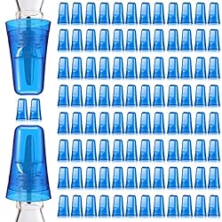 100 Pieces Translucent Liquor Pourer Covers