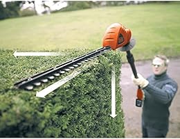 black and decker cordless pole hedge trimmer