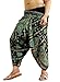 Sarjana Handicrafts Mens Womens Cotton Golden Printed Harem Pants Yoga Drop Crotch Trouser