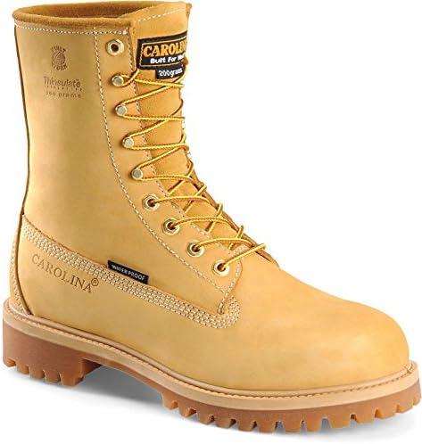 Men's Carolina? 200 Gram Thinsulate? 8" Insulated Basic Boots, Wheat, 11EE