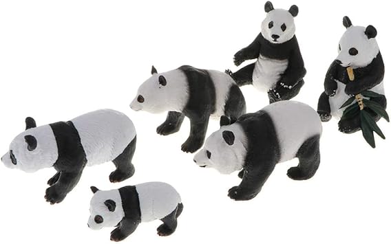 plastic panda toys