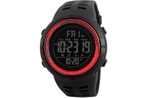 SKMEI Men's Digital Sports Watch Waterproof Military Stopwatch Countdown Auto Date Alarm