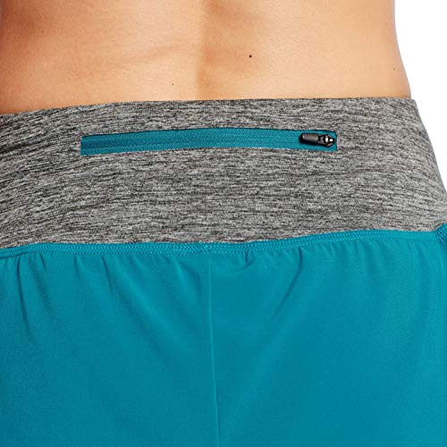 C9 Champion Women's 3.5" Knit Premium Running Shorts, Mermaid/Ebony