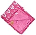 Dear Baby Gear Baby Blankets, Antlers on Pink, Pink Minky