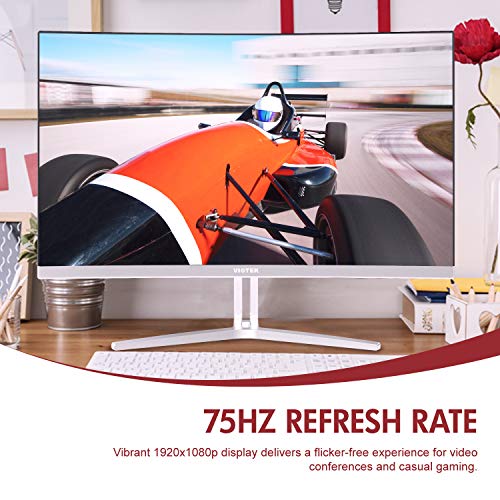 VIOTEK NB24CB 24Inch LED Curved Monitor with Speakers, BezelLess