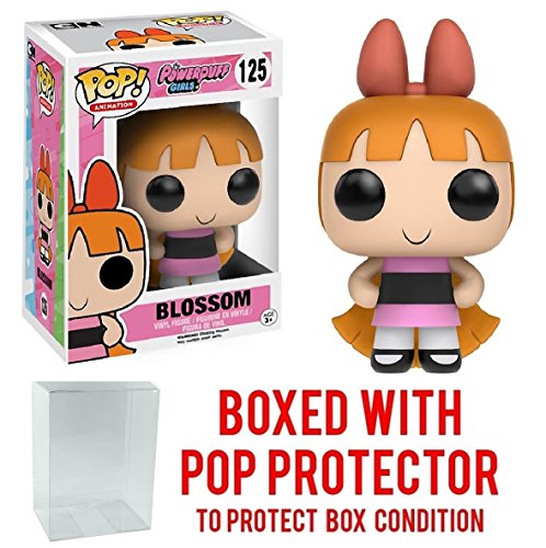 Funko Pop! Animation: Powerpuff Girls Blossom Vinyl Figure Bundled with Free Pop BOX PROTECTOR CASE