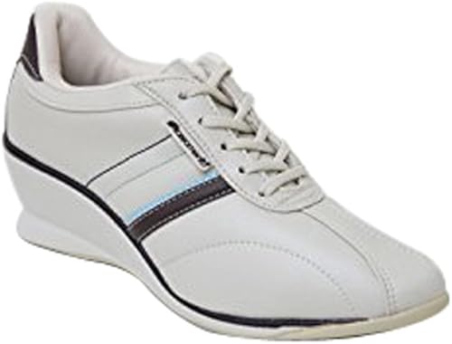 Amazon ヒールスニーカー レディース リラッサメント Ktrs152 23 0cm アイボリー ダークブラウン ノーブランド品 スニーカー