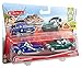 Disney Pixar Cars Diecast Character Car 2-Pack, Brent Mustangburger W/ Headset & Leland Turbo W/ Headset