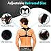 Volasio Back Posture Corrector for Women & Men - Effective and Comfortable Posture Brace for Slouching, Hunching & Medical Problems - Clavicle Support Brace - Ideal for Upper Back and Neck Pain Relief