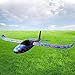 YKL WORLD 2Pcs 13.5 Inches Airplane Manual Throwing Fun Model Foam Plane Glider Outdoor Chanllenging Flying Toys Birthday Gifts for Kids, Blue & Red