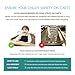 Portable High Chair by Lucky Baby. 3-in-1 Toddler & Baby Harness + Space Saver High Chair + Grocery Cart Safety Strap. The Only Baby Accessory you Need! Perfect for Restaurants/ Travel. Black