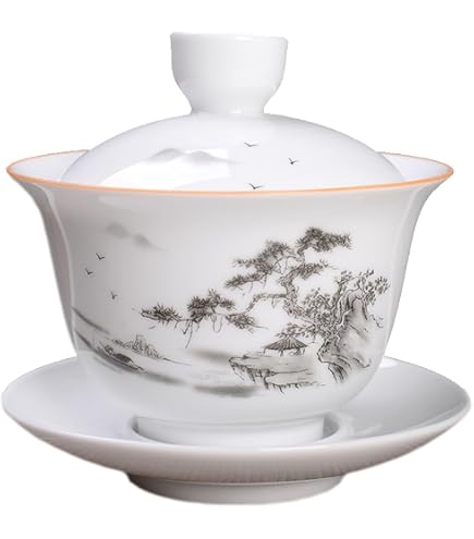TANFEI Juego De Té Tradicional De Ceráica China, Juego De Té Para