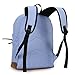 Hynes Eagle Casual Basic Backpack Simple School Bag Light Blue