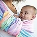 LÍLLÉbaby Ring Sling Baby Wrap Carrier for Infants & Toddlers (8-30lbs), Made for Versatile Babywearing, Support Wrap for Mother's, Adjustable & Sturdy, Lightweight & Comfortable (Rainbow)