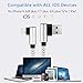 [3 Pack ] 10FT USB 90 Degree Right Angle Design iPhone Elbow Game Video Watching Aluminum Alloy Nylon Braided Cable Compatible with iPhone Xs/XS Max/XR/X/8/8Plus/7/7 Plus/6/6 Plus/ 5/5S More(Silver)