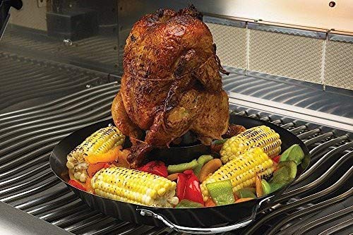 Napoleon 56020 Wok and Beer Can Chicken Roaster, 1.0 Liters, Non-Stick - Thumbnail 3