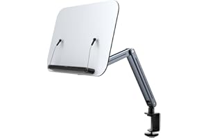 SunnyLark Computer Armrest Arm Mount, Height Adjustable Rotatable Desk Stand Tablet Holder for Laptop and Tablet Book